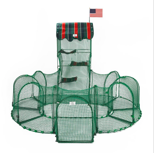 Kittywalk Grand Prix Outdoor Cat Enclosure. Ships in 4 packages