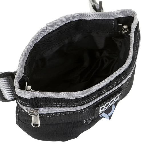 DOOG Treat and Training Pouch with Hinge Closure Black