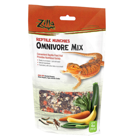 Zilla Reptile Munchies Omnivore 4 ounces