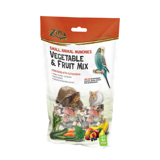 Zilla Reptile Munchies Vegetable and Fruit 4 ounces