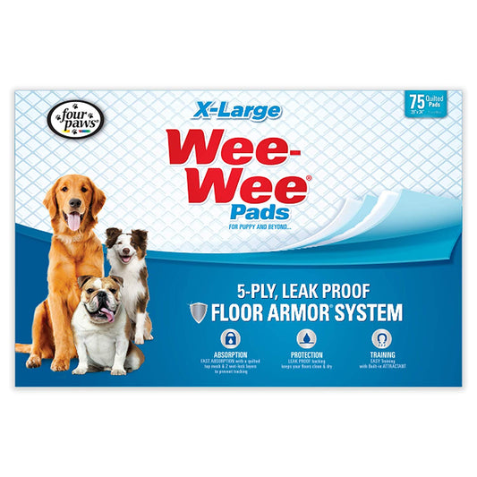 Four Paws Wee-Wee Pads 75 pack