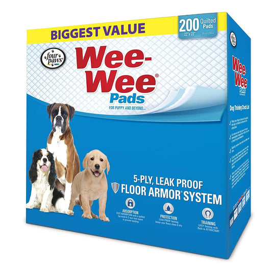 Four Paws Wee-Wee Pads 200 pack
