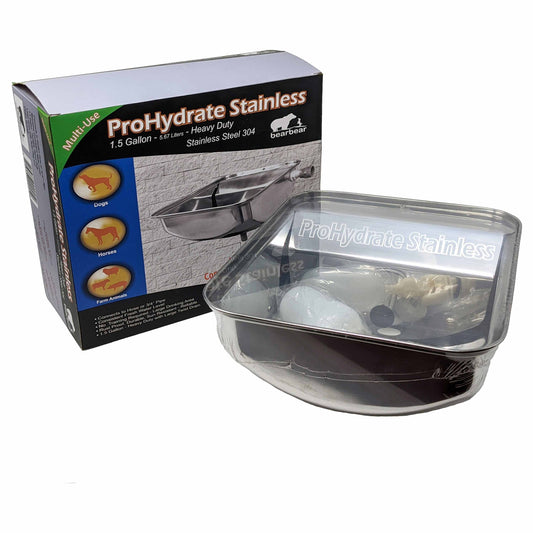 Bear Bear Pet ProHydrate Stainless Steel Waterer 1.5 Gallons