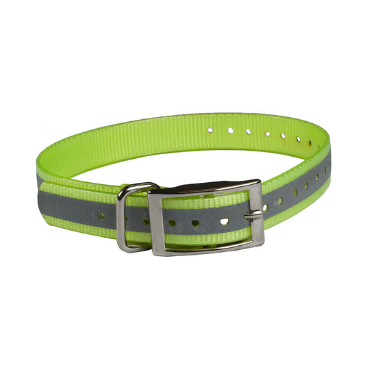 The Buzzard's Roost Reflective Collar Strap 1"
