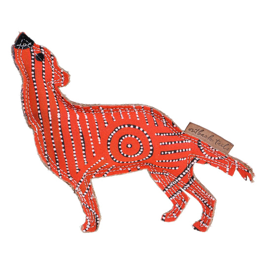 DOOG Outback Tails Desert Dog Chew Toy Red Man