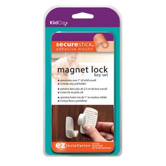 Kidco Magnet Lock and Key Adhesive Mount
