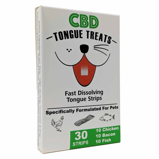 Tongue Treats Pet CBD Strip Treat 30 Strip Variety Pack